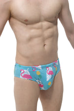 Slip de Bain Rembourré Pina Colada - PetitQ Underwear