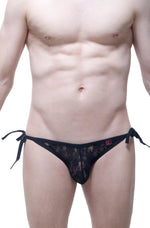 Bikini Knot Dentelle Noir - PetitQ Underwear