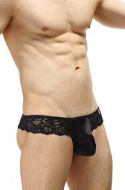 Bikini Oupar Satin Noir