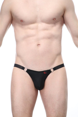 Bikini Bayel Noir - PetitQ Underwear - Lingerie masculine sexy et sous-vêtements pour homme originaux