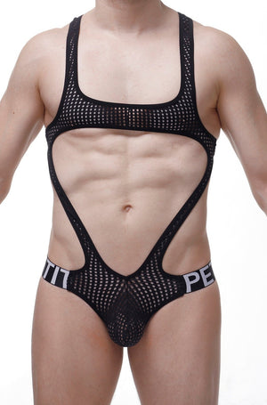 Bodystring Oze Durtol Noir - PetitQ Underwear - Lingerie masculine sexy et sous-vêtements pour homme originaux
