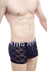 Boxer Dentelle Percey Noir