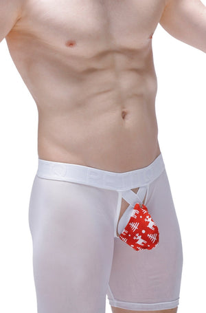 Boxer Miniac Joyeux Noel - PetitQ Underwear - Lingerie masculine sexy et sous-vêtements pour homme originaux