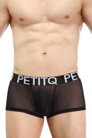 Boxer Dumbo Net Noir - PetitQ Underwear - Lingerie masculine sexy et sous-vêtements pour homme originaux
