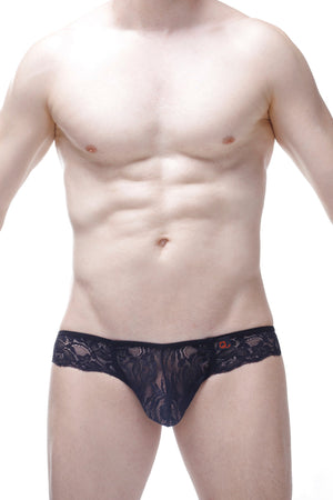 Jockstring Dentelle Perles - PetitQ Underwear - Lingerie masculine sexy et sous-vêtements pour homme originaux
