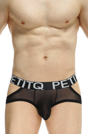 Jockstring Lunan Net Noir