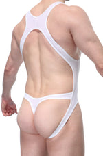 Perruel Plum Jockstring-Body Weiß