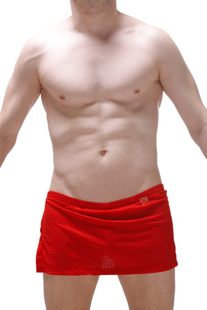 Pagne Bee Rouge avec Jockstrap - PetitQ Underwear - Lingerie masculine sexy et sous-vêtements pour homme originaux