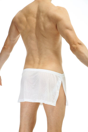 Pagne Bee Blanc avec Jockstrap - PetitQ Underwear - Lingerie masculine sexy et sous-vêtements pour homme originaux