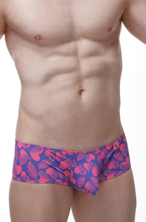 Boxer Chill Coeur Tropical - PetitQ Underwear - Lingerie masculine sexy et sous-vêtements pour homme originaux