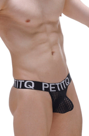 String Protruder Durtol Noir - PetitQ Underwear - Lingerie masculine sexy et sous-vêtements pour homme originaux