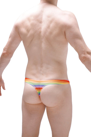 String Chill Net Rainbow - PetitQ Underwear - Lingerie masculine sexy et sous-vêtements pour homme originaux