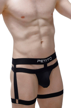 String Maizey Noir PetitQ - PetitQ Underwear - Lingerie masculine sexy et sous-vêtements pour homme originaux