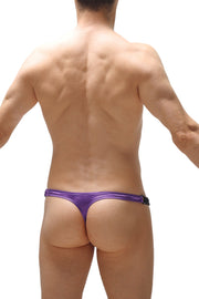 String Chaines Satin Violet